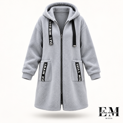 💃Abrigo tipo sudadera con capucha oversize para mujer