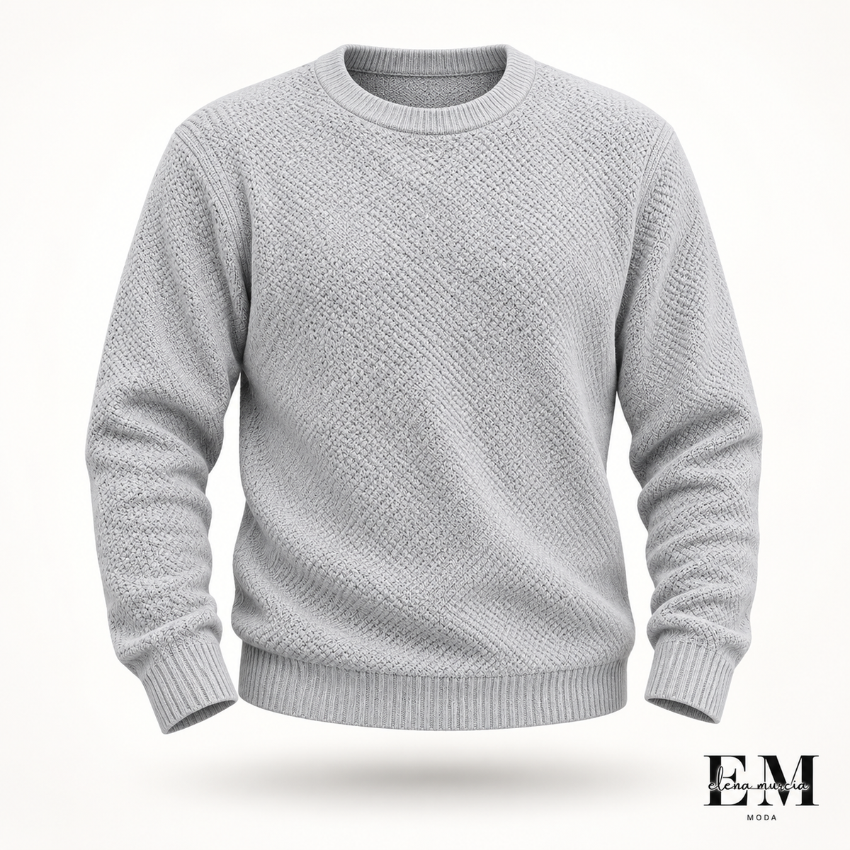 Jersey de cuello redondo y manga larga