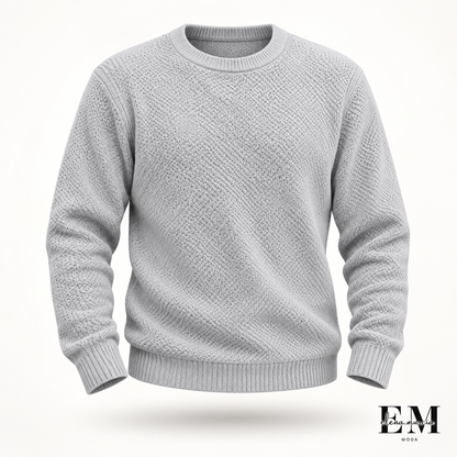 Jersey de cuello redondo y manga larga
