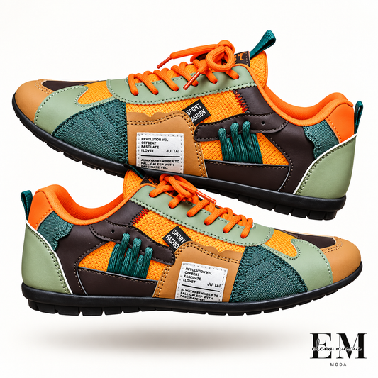Luca | Zapatillas deportivas de colores retro