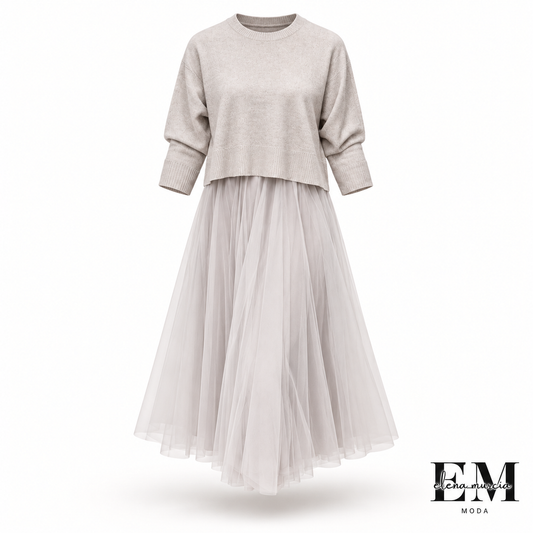 Vestido Celeste Époque™