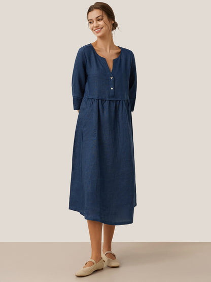 Vestido Rosé Linen™