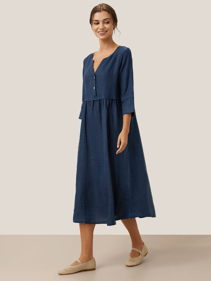 Vestido Rosé Linen™