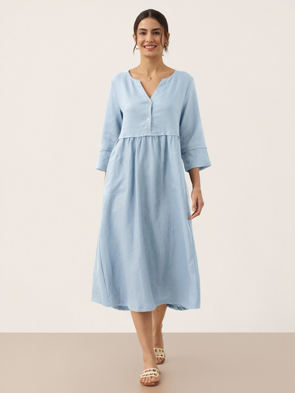 Vestido Rosé Linen™