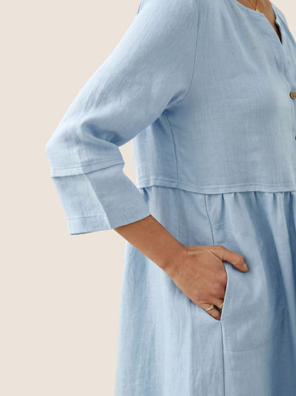 Vestido Rosé Linen™
