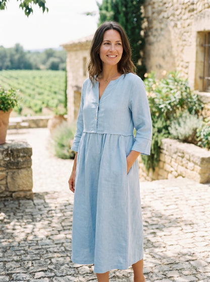 Vestido Rosé Linen™