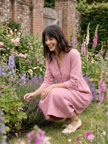 Vestido Rosé Linen™
