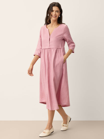 Vestido Rosé Linen™