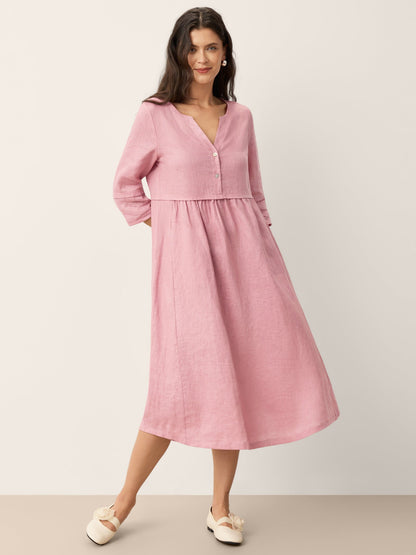 Vestido Rosé Linen™