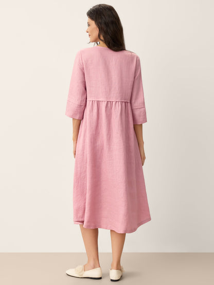 Vestido Rosé Linen™