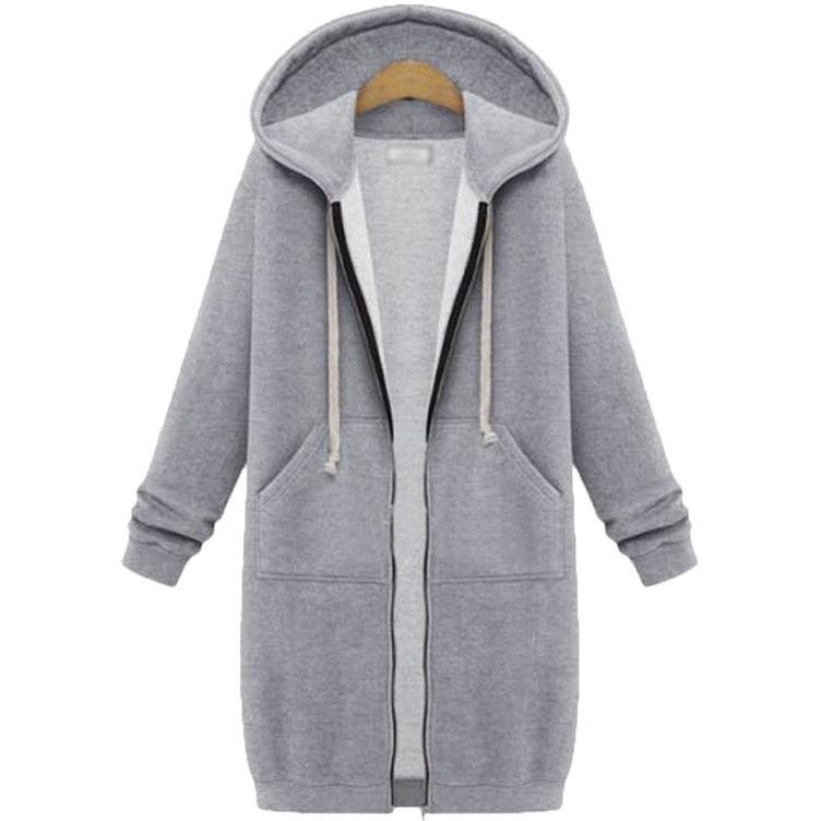 📢📢¡Precio especial de esta semana!!🔥✨ Sudadera con capucha y cremallera de forro polar para mujer