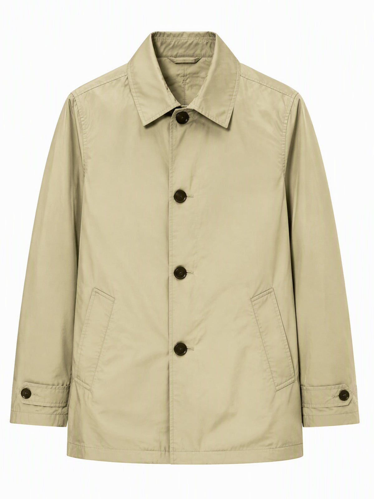 Trench Impermeable de Largo Medio para Hombre