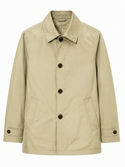 Trench Impermeable de Largo Medio para Hombre
