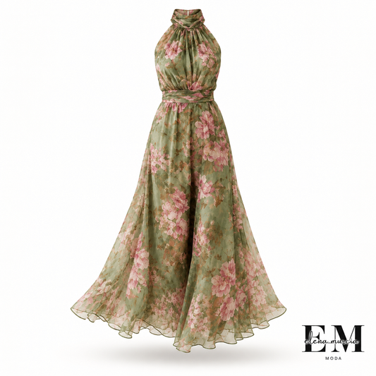 Vestido Largo Floral Serena™