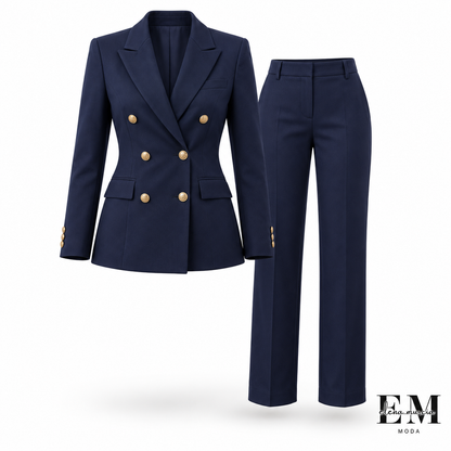 Conjunto Elegante con Efecto Silueta Definida