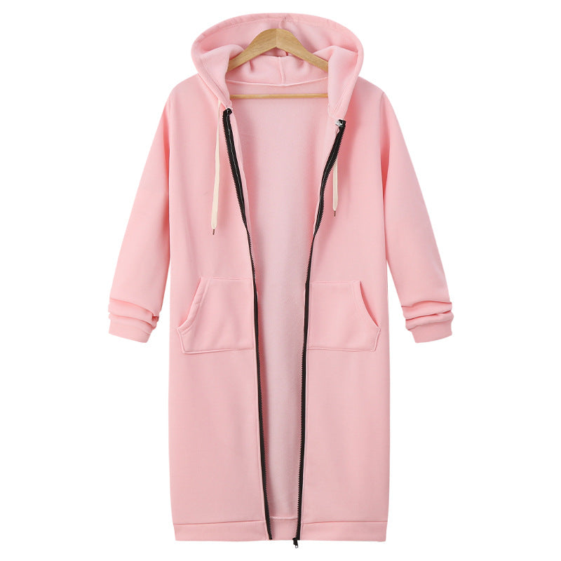 📢📢¡Precio especial de esta semana!!🔥✨ Sudadera con capucha y cremallera de forro polar para mujer