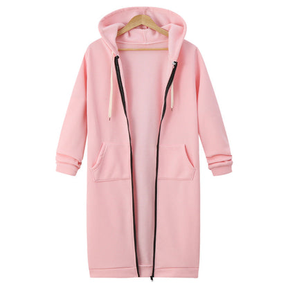 📢📢¡Precio especial de esta semana!!🔥✨ Sudadera con capucha y cremallera de forro polar para mujer