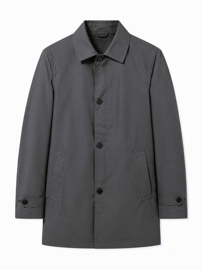 Trench Impermeable de Largo Medio para Hombre