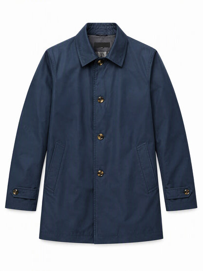 Trench Impermeable de Largo Medio para Hombre