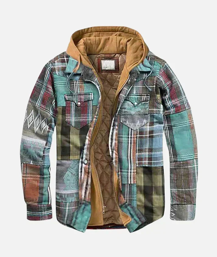 Varel | Chaqueta de patchwork a cuadros