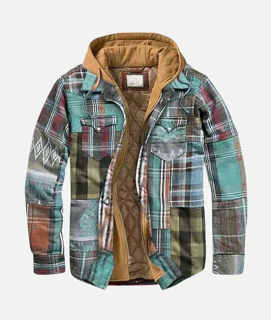 Varel | Chaqueta de patchwork a cuadros