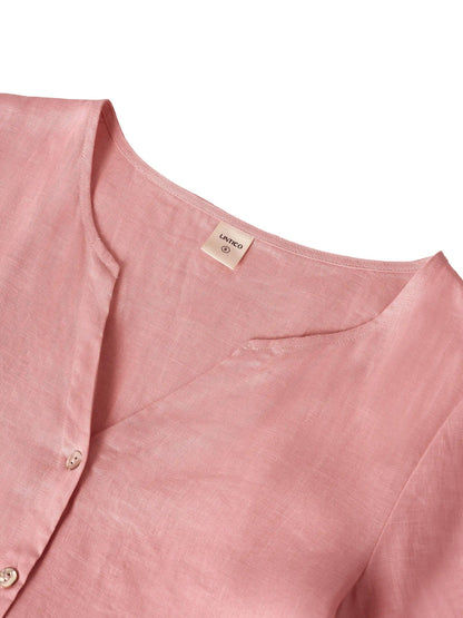 Vestido Rosé Linen™
