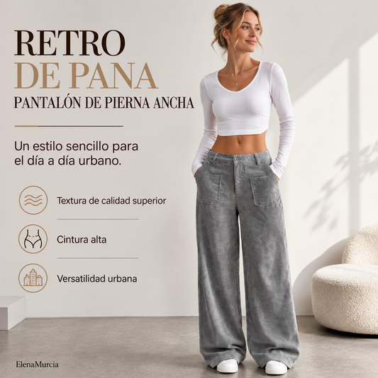 👖 Pantalones anchos y cómodos de corte holgado para mujer