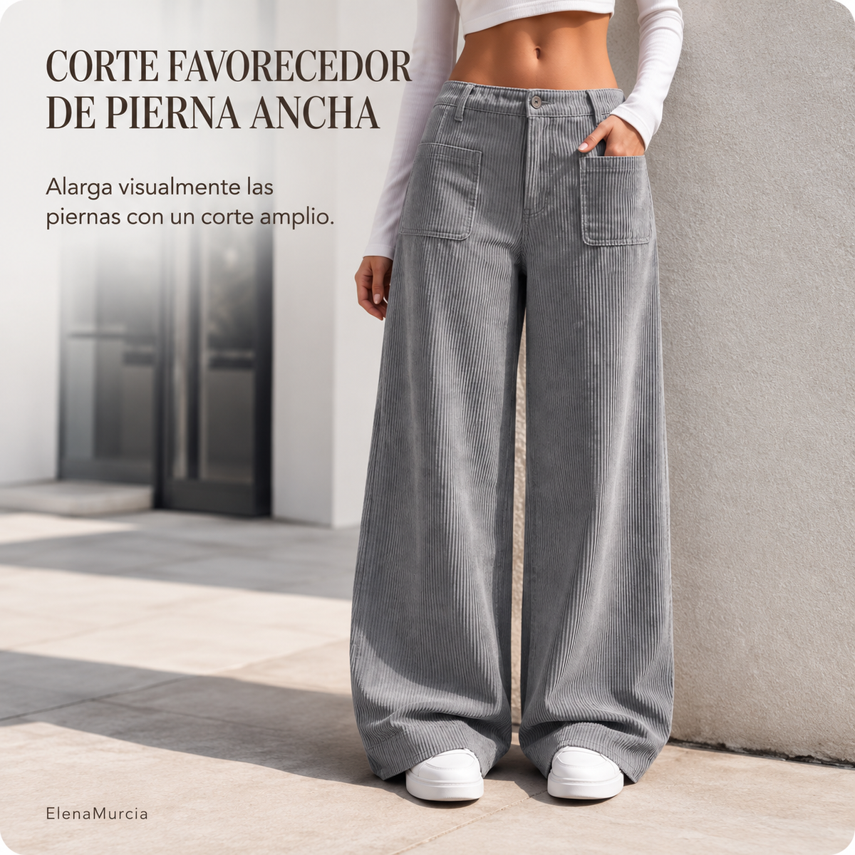 👖 Pantalones anchos y cómodos de corte holgado para mujer