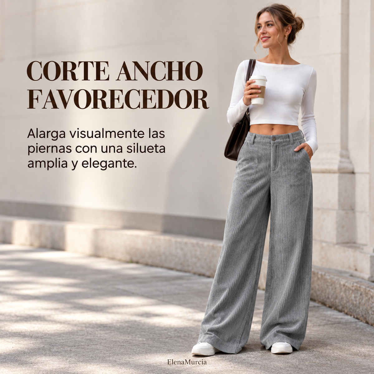 👖 Pantalones anchos y cómodos de corte holgado para mujer