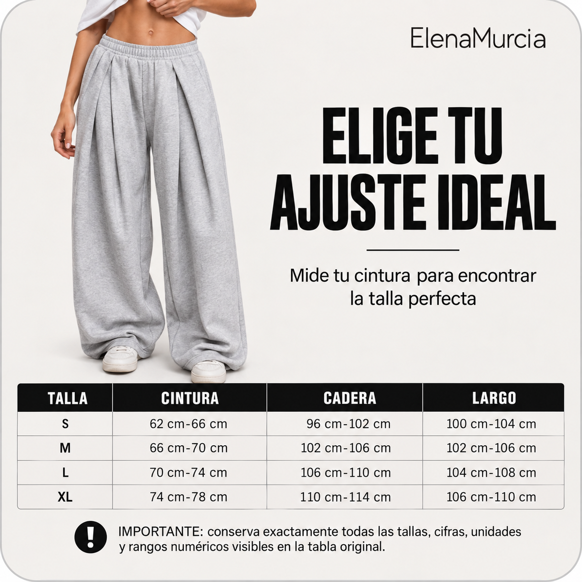 Pantalones de chándal informales de corte ancho y con pliegues para mujer