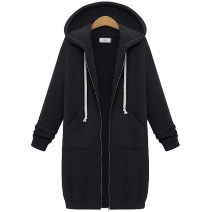📢📢¡Precio especial de esta semana!!🔥✨ Sudadera con capucha y cremallera de forro polar para mujer