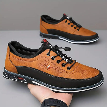 Van Elst Mode® | Cómodos zapatos de piel sin cordones