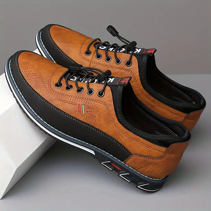 Van Elst Mode® | Cómodos zapatos de piel sin cordones