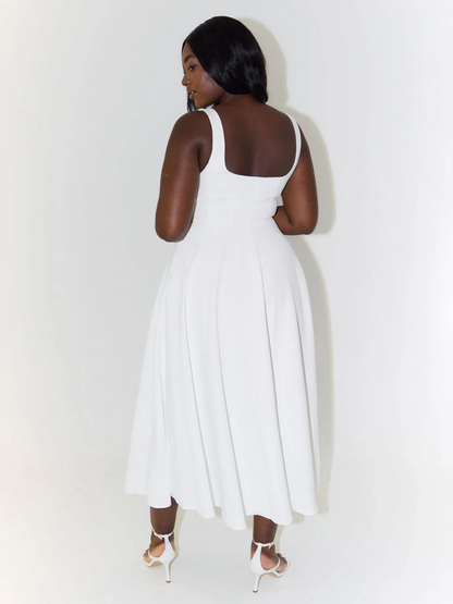 Vestido Grace Elegante de Silueta Fluida