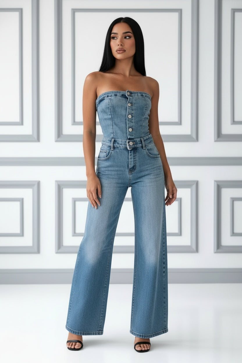 Mono Vaquero Elegante con Efecto Silueta