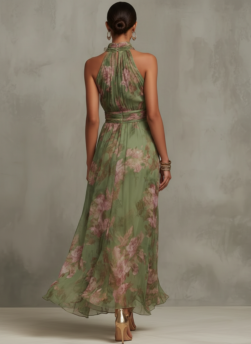 Vestido Largo Floral Serena™