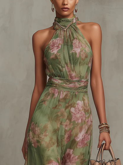 Vestido Largo Floral Serena™