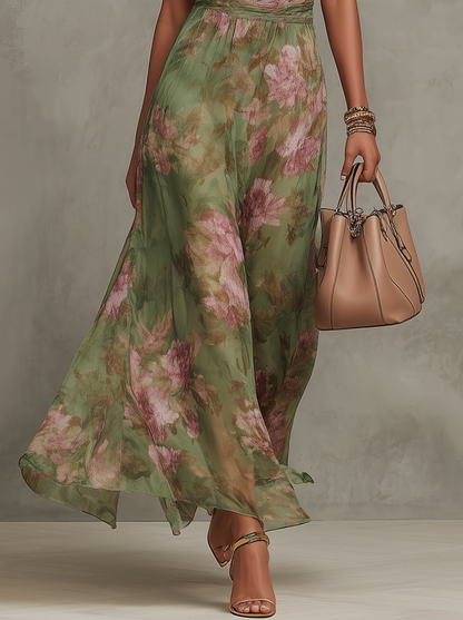 Vestido Largo Floral Serena™
