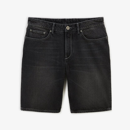 Bermudas de corte entallado gris oscuro