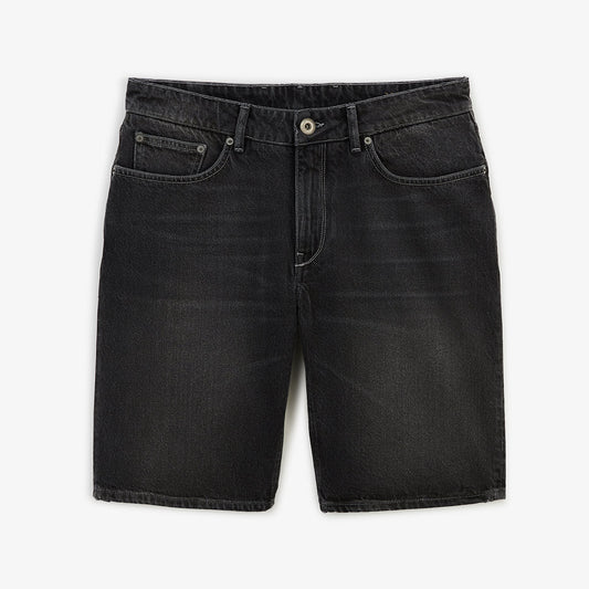 Bermudas de corte entallado gris oscuro