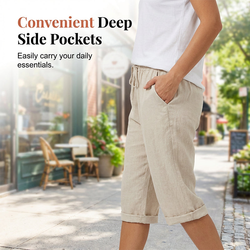 Pantalón Capri Lino Breeze™