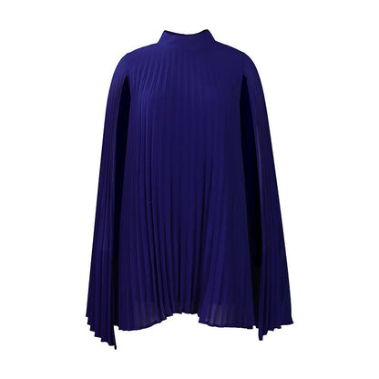 Tendencia del momento⭐💃 Elegante vestido plisado con silueta de capa