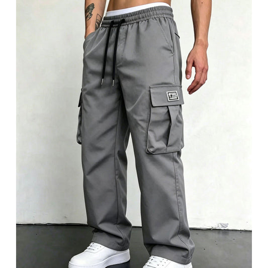 👖 ¡50 % de descuento! 🏕️Pantalones cargo de hombre de corte holgado: cómodos, versátiles y con múltiples bolsillos. Ideales para el día a día, actividades al aire libre y el tiempo libre ✨