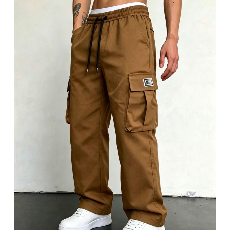 👖 ¡50 % de descuento! 🏕️Pantalones cargo de hombre de corte holgado: cómodos, versátiles y con múltiples bolsillos. Ideales para el día a día, actividades al aire libre y el tiempo libre ✨