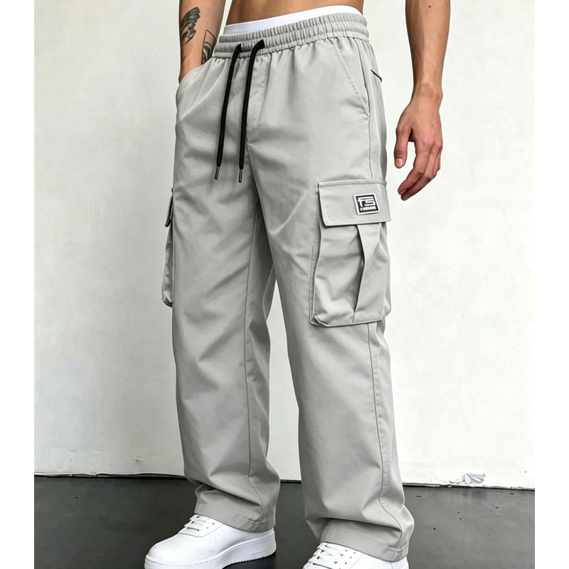 👖 ¡50 % de descuento! 🏕️Pantalones cargo de hombre de corte holgado: cómodos, versátiles y con múltiples bolsillos. Ideales para el día a día, actividades al aire libre y el tiempo libre ✨