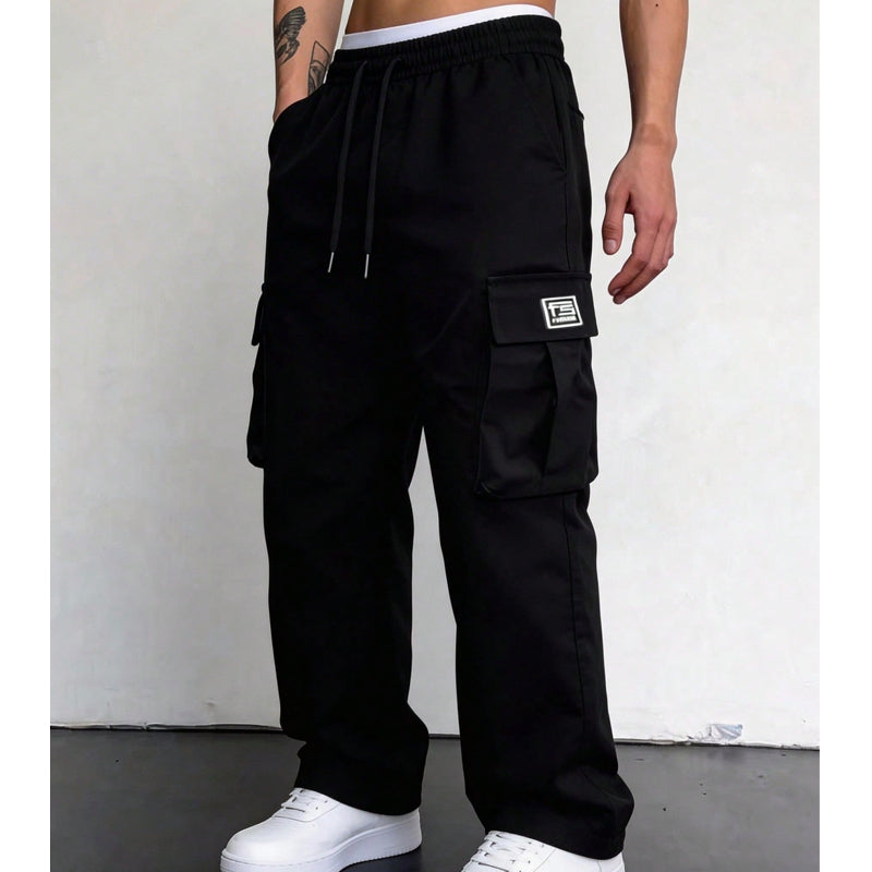 👖 ¡50 % de descuento! 🏕️Pantalones cargo de hombre de corte holgado: cómodos, versátiles y con múltiples bolsillos. Ideales para el día a día, actividades al aire libre y el tiempo libre ✨