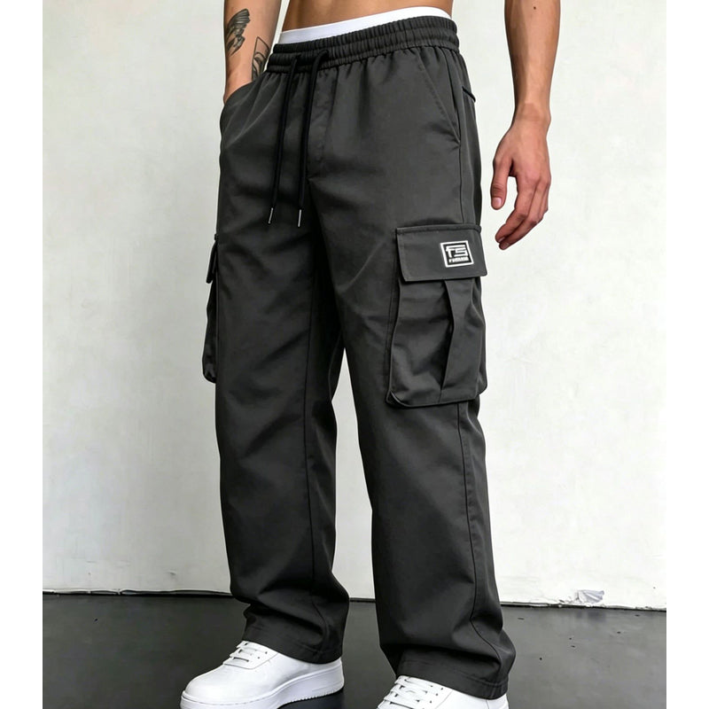 👖 ¡50 % de descuento! 🏕️Pantalones cargo de hombre de corte holgado: cómodos, versátiles y con múltiples bolsillos. Ideales para el día a día, actividades al aire libre y el tiempo libre ✨