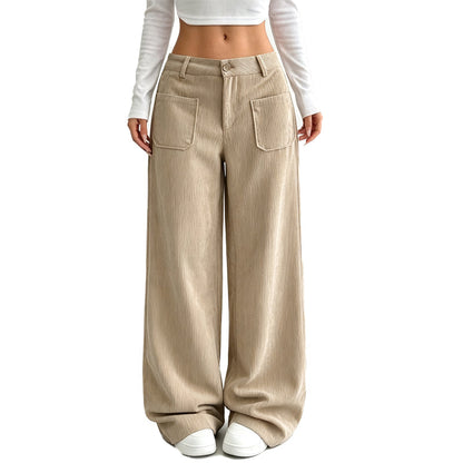 👖 Pantalones anchos y cómodos de corte holgado para mujer