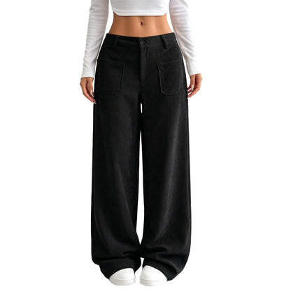 👖 Pantalones anchos y cómodos de corte holgado para mujer