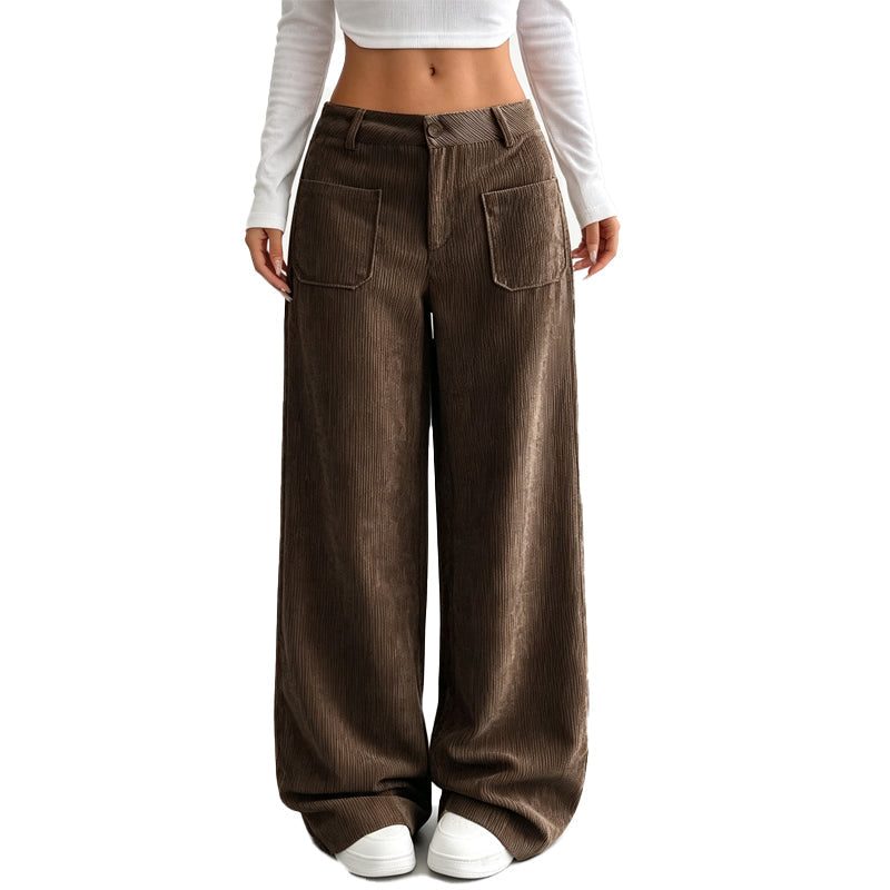 👖 Pantalones anchos y cómodos de corte holgado para mujer